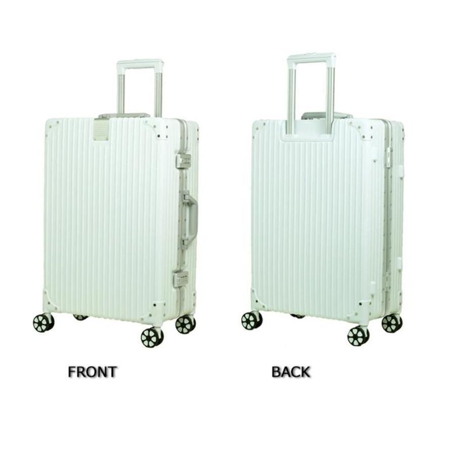 キャリーケース 26インチ スーツケース 大型 アルミ フレーム メンズ ハードケース キャリーバッグ 大容量 XLサイズ 軽量 丈夫 修学 卒業旅行 ビジネス 出張100L