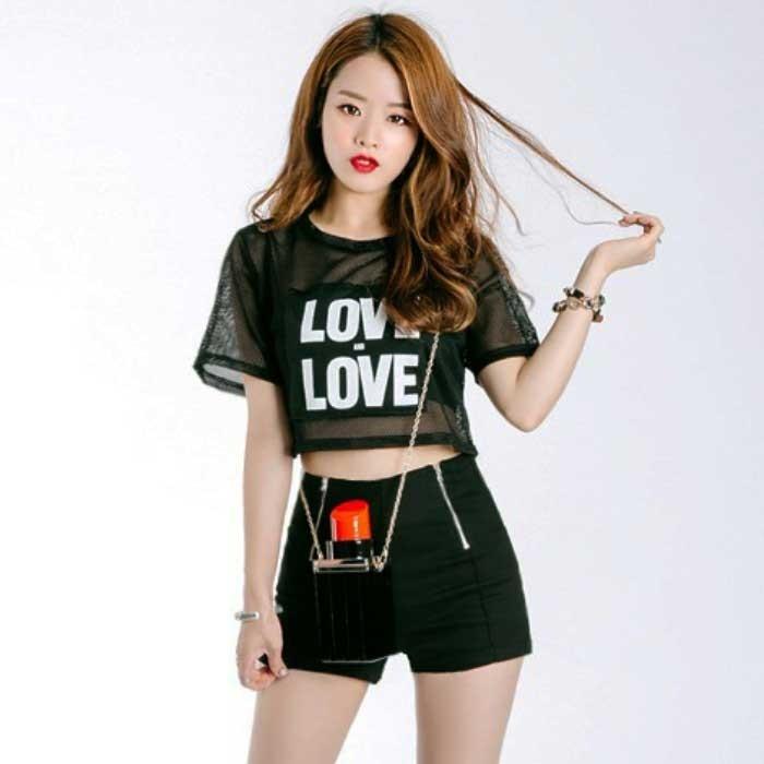 トップス Tシャツ 透け感 ロゴ ヘソ出し半袖 春夏 レディース カットソー コーデ トップス オシャレ シンプル 可愛い おしゃれ 18新作 cq040 ユーちゃん 通販 Yahoo ショッピング