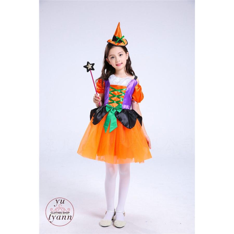 キッズ ハロウィン 衣装 魔女 ベビー 子供 ワンピース コスプレ リボン付き 女の子 男の子 セットアップ 姫様 カボチャ 黒猫 エルフ 帽子 ドレス マント 袖あり C11 Kids087 ユーちゃん 通販 Yahoo ショッピング