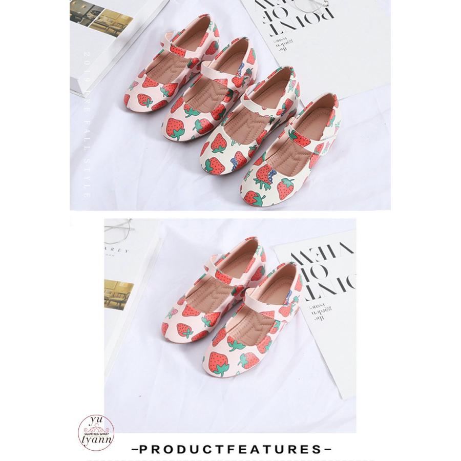 女の子 通気性 靴 パンプス 子供靴 可愛い シューズ キッズ フォーマル ワンストラップ イチゴ 莓 結婚式 発表会 入学式 卒業式 C11 Kids165 ユーちゃん 通販 Yahoo ショッピング