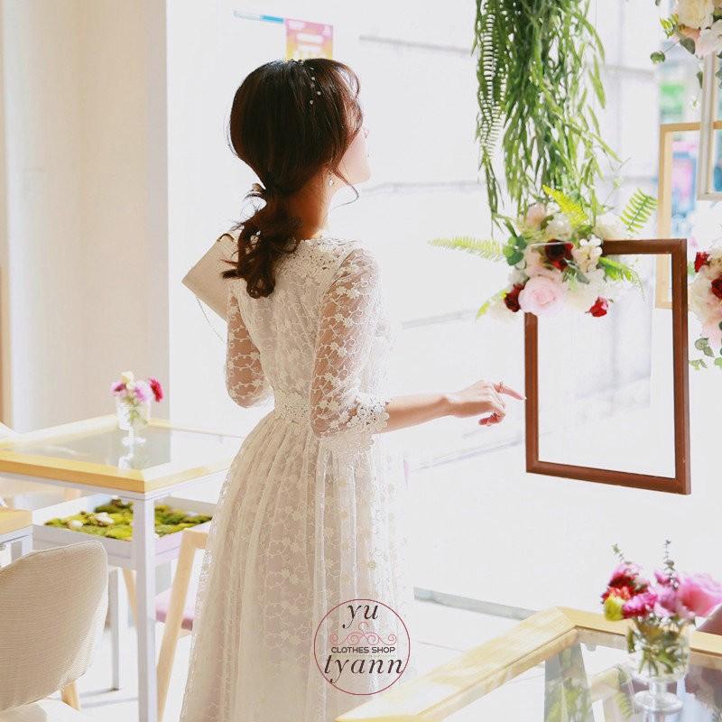 ドレス 二次会 総レースワンピース レディース 二次会 ウェディングドレス パーティードレス ロングドレス ロングワンピース 演奏会 エンパイア 結婚式 C11 Onepiese063 ユーちゃん 通販 Yahoo ショッピング