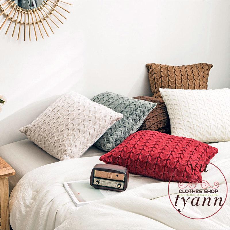 クッションカバー 北欧 45 45cm ニット もふもふ ふわふわ 安い 洗える おしゃれ 丸洗い 気持ちいい かわいい キレイメ 伸縮性 新生活 C11 Sofa115 ユーちゃん 通販 Yahoo ショッピング