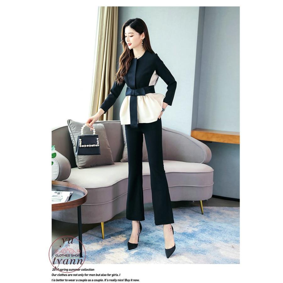 パンツスーツ レディース セットアップ フォーマル オフィス ビジネス かっこいい カジュアル 大きいサイズ 結婚式 ゆったり おしゃれ 代 30代 40代 50代 C11 Suit013 ユーちゃん 通販 Yahoo ショッピング