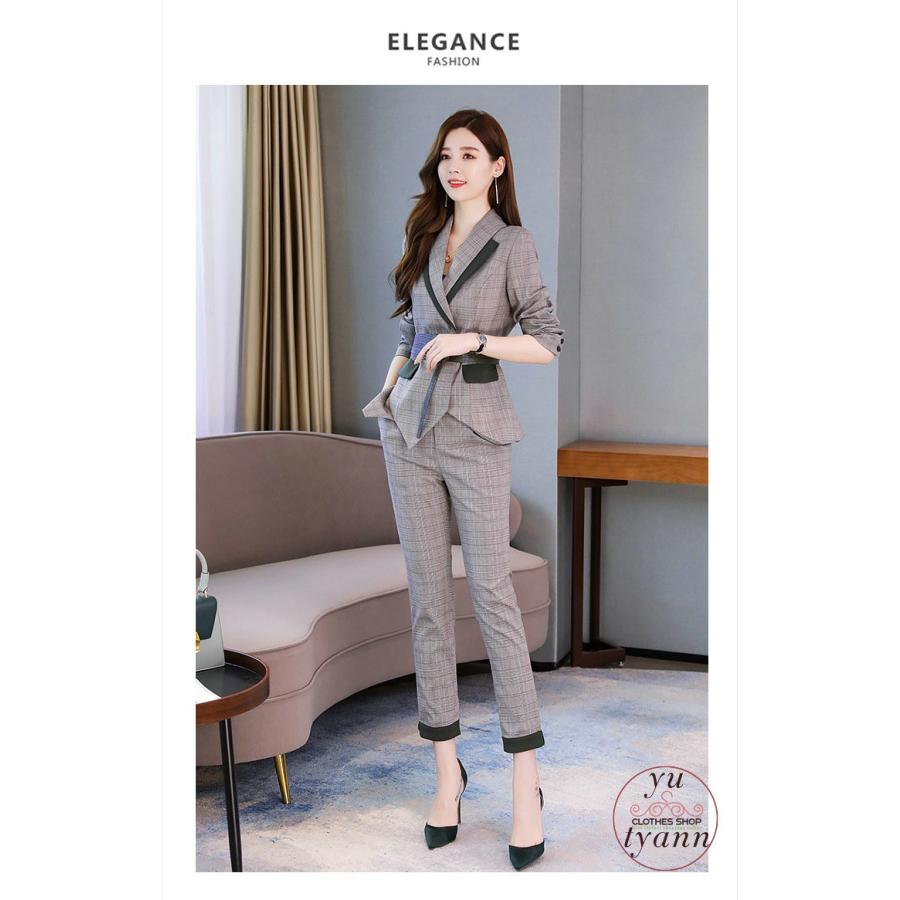 パンツスーツ レディーススーツ フォーマル オフィス ビジネス かっこいい ズボン 大きいサイズ 結婚式 ブラウス コート おしゃれ 代 30代 40代 50代 C11 Suit034 ユーちゃん 通販 Yahoo ショッピング