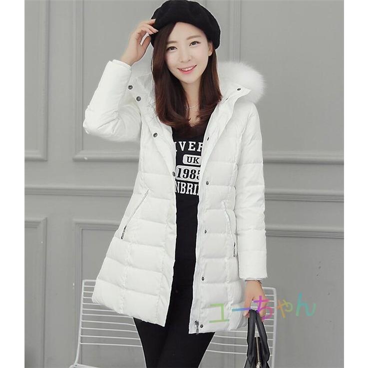 即納 ダウンジャケット ダウンコート レディース ダウンコート スリム レディースファッション ロング 可愛い ファー フード アウター アウター 冬 防寒服 着痩せ Xl1376 ユーちゃん オンライン限定商品返品ok