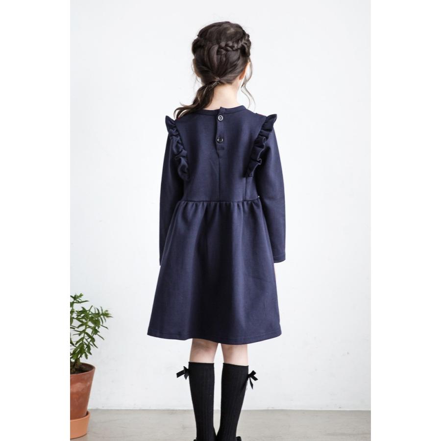 ワンピース 女の子 膝丈ワンピース Aライン ワンピース 蝶結び 春秋 キッズ 通学 子供服 紺 長袖 フォーマル 110cm1cm130cm140cm 韓国風子供服 Yu01cq171 ユーちゃん 通販 Yahoo ショッピング