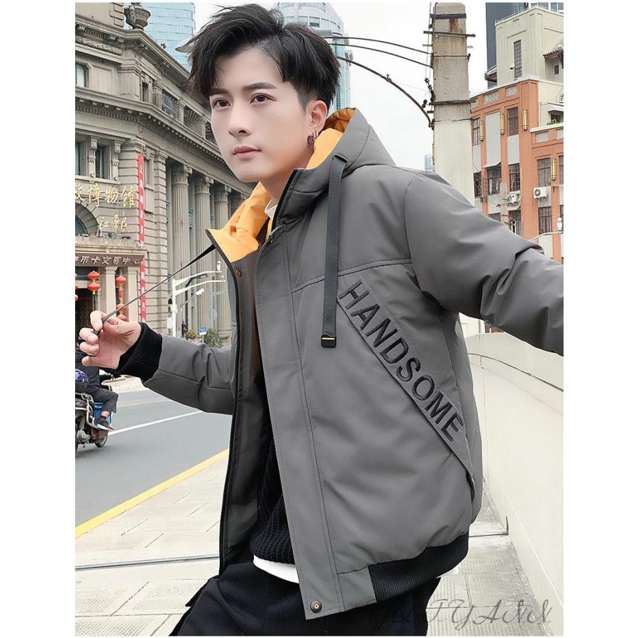 Saleセール 人気メンズファッション ダウンジャケット 冬季着 通勤コート アウターコート フード付き 厚手 ビッグサイズ 韓国スタイル上着厚く綿服 数量限定 Farmerscentre Com Ng