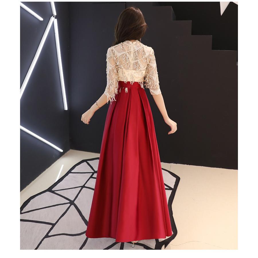 ロング丈ワンピース お呼ばれ レディース 結婚式 ドレス パーティードレス スパンコール 謝恩会 発表会 演奏会 ファッション ステージ ママ 30代 Yu02cq60 ユーちゃん 通販 Yahoo ショッピング