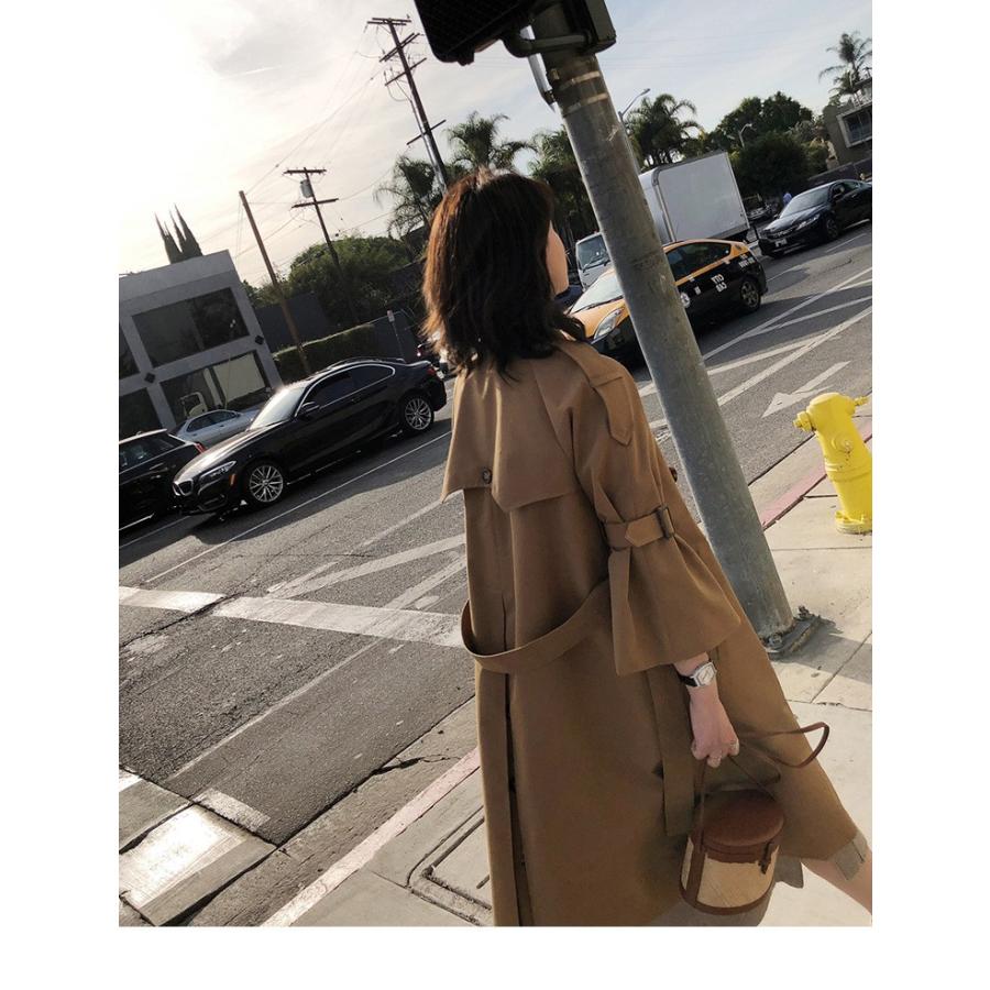 トレンチコート 韓国風 スプリングコート 春コート ロング丈 無地 アウター レディース ジャケット フリル 体型カバー ゆったり 着痩せ おしゃれ 通勤 Ol Yu02cq93 ユーちゃん 通販 Yahoo ショッピング