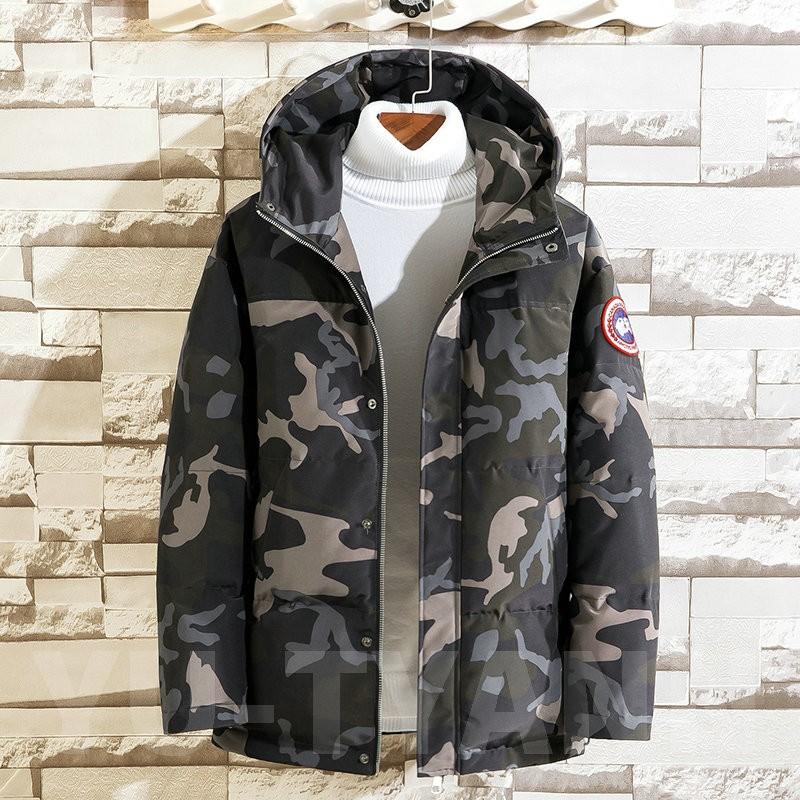 毎回完売 ダウンコート メンズ ダウンジャケット フード付き 迷彩柄 カモフラージュ 防寒 アウター あったか 冬服 おしゃれ ダウン バーゲン Eps Works Com