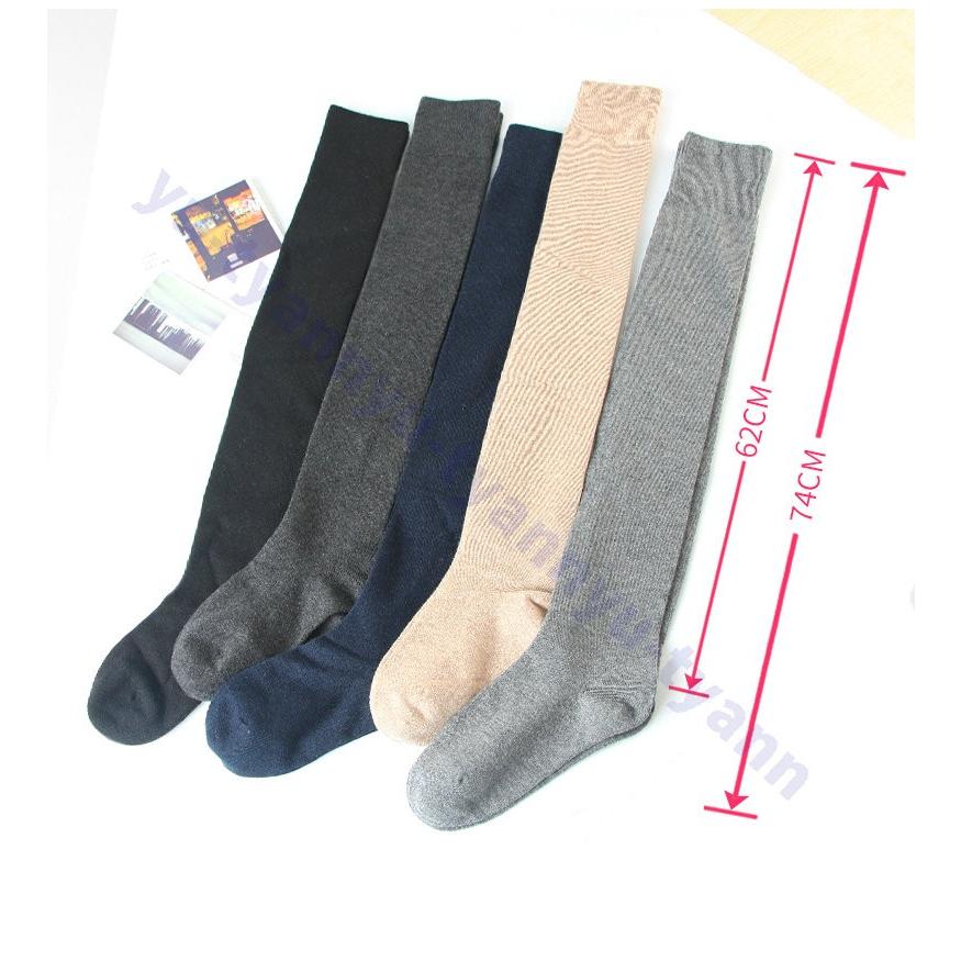 ニーハイソックス ニーハイ サイハイ ソックス レディース 靴下 スクールソックス 無地 通学 かわいい 秋 冬 くしゅくしゅ 冷え足 ファッション Yu11cq172 ユーちゃん 通販 Yahoo ショッピング