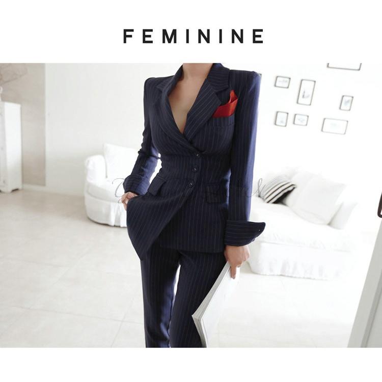 スーツ 2点セット パンツスーツ セットアップ ストライプ セレモニースーツ レディース 通勤 ジャケット パンツ 細身 結婚式フォーマル 二次会 Ol ビジネス Yu12cq79 ユーちゃん 通販 Yahoo ショッピング