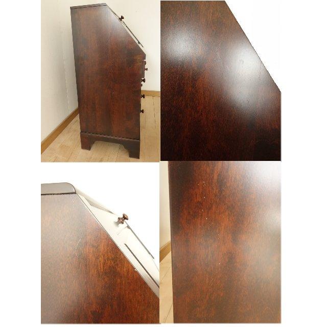 安心発送】 北海道民芸家具 ビューロー ライティング 再塗装済