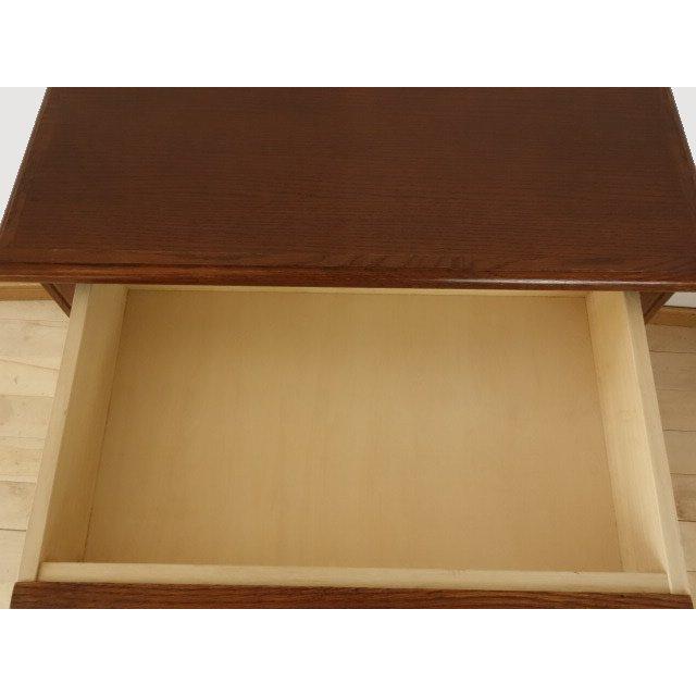 勇峰工芸（新） 雅 花柄キャビネット ナラ材家具 北海道手作り家具勇峰