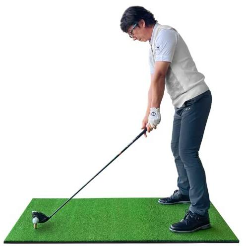 【全品送料無料】 大型 ゴルフマット GolfStyle PGAプロ監修モデル 単品 PVC 人工芝 屋外用 練習用 スイング 素振り マット 練習 ゴルフ 100×150cm ショットマット