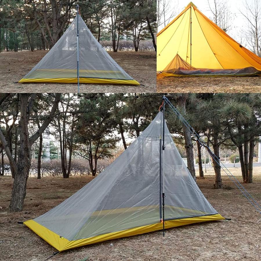 日本最級 2人用 インナーテント アウトドア用品 ペグ付き キャリーバッグ 設営簡単 通気性 登山用 蚊除け 携帯式 超軽量 モスキートネット 蚊帳 タープ テント設営用品