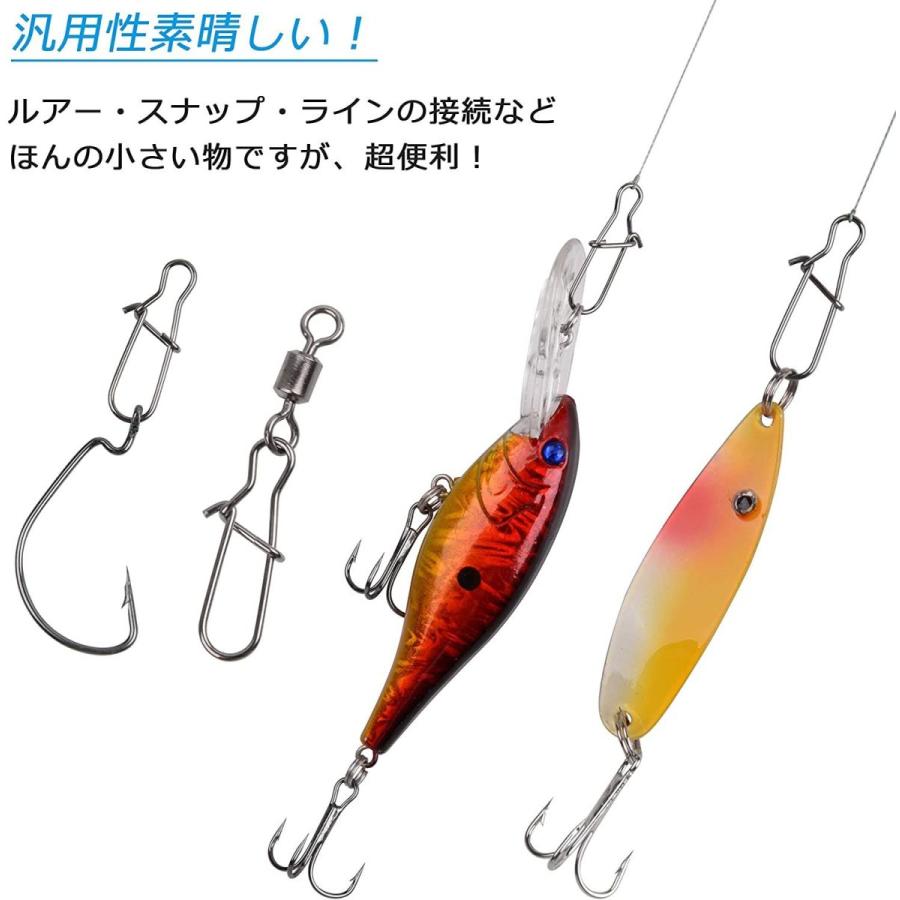 国内送料無料 Shaddock 高強度 クイックスナップ 釣り ルアースナップ サルカン お徳用 150本セット 0 26lb 4 77lb Wantannas Go Id
