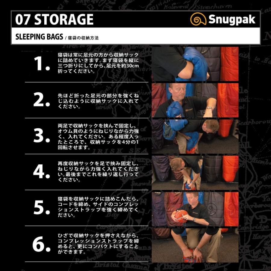 Snugpak(スナグパック) 寝袋 ノーチラス スクエア ライトハンド ストームブルー 2シーズン対応 快適使用温度3度 (日本正規品)|yu8880|03