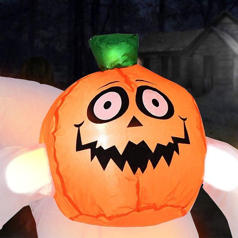 選ぶなら Led付き 幽霊 ジンジャーブレッドマン サンタクロース カボチャ 雪だるま 光る ハロウィン 膨張式 クリス ハロウィーン クリスマス飾り クリスマスライト Www We Job Com