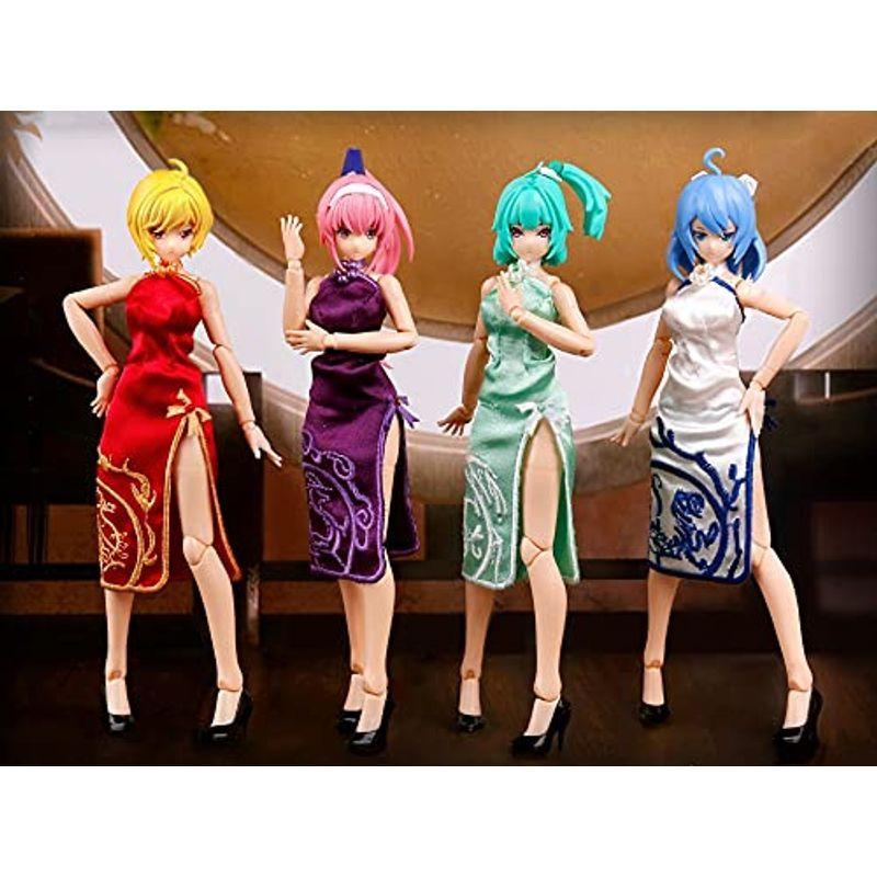 Hiplay 御模道 1 12 可動 アクションフィギュア 四神シリーズ プラモデル用 素体 交換パーツ チャイナドレス セット Laplace 通販 Yahoo ショッピング