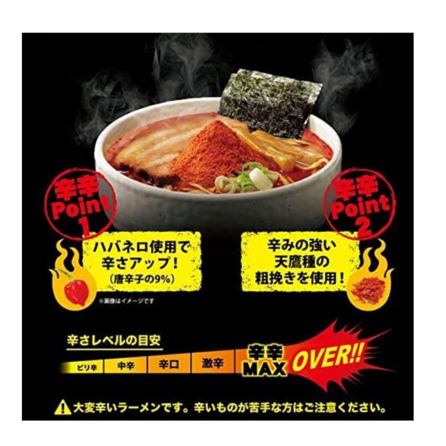 寿がきや メイルオーダー 井の庄監修 辛辛魚ラーメン 134g 10袋 辛辛maxバージョンii