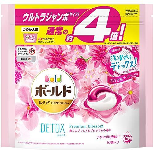 ボールド 洗濯洗剤 ジェルボール 洗濯水をデトックス 癒しのプレミアムブロッサム 詰め替え 63個 約4倍 H0c2yyc9 ユアレイショップ 通販 Yahoo ショッピング