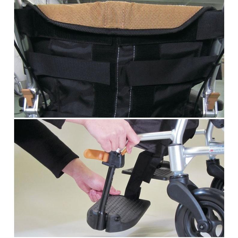 車椅子 折りたたみ 松永製作所 ネクストコア-グラン NEXT-12B アルミ製 自走式車椅子 高床|yua-shop|06