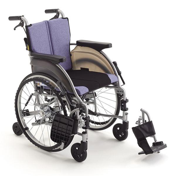 ミキ 車椅子 軽量 コンパクト 折りたたみ MiKi SKR-5 自走式 6輪