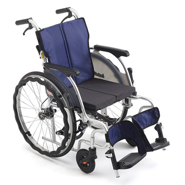ミキ 車椅子 軽量 コンパクト MiKi CRT-SG-1-CZ 自走式 モジュール 低
