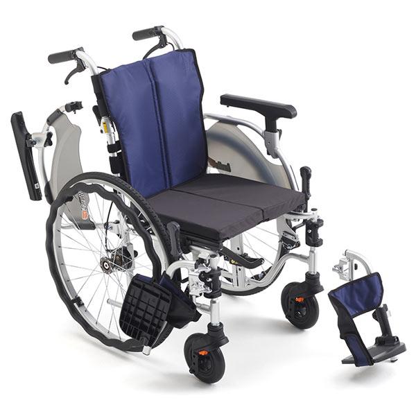ミキ 車椅子 軽量 コンパクト MiKi CRT-SG-9-CZ 自走式 モジュール