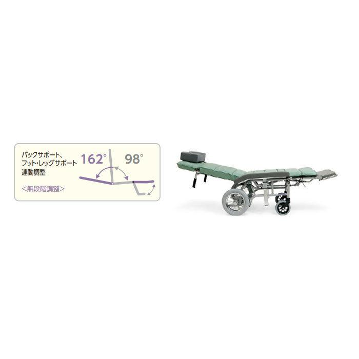 カワムラサイクル 車椅子 介助式 RR60N リクライニング《非課税
