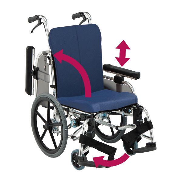 MATSUNAGA 介助用車椅子 折りたたみ式 チェック柄 MATSUNAGA（マツナガ） 車椅子 介助式 松永製作所 AR-911S モジュール