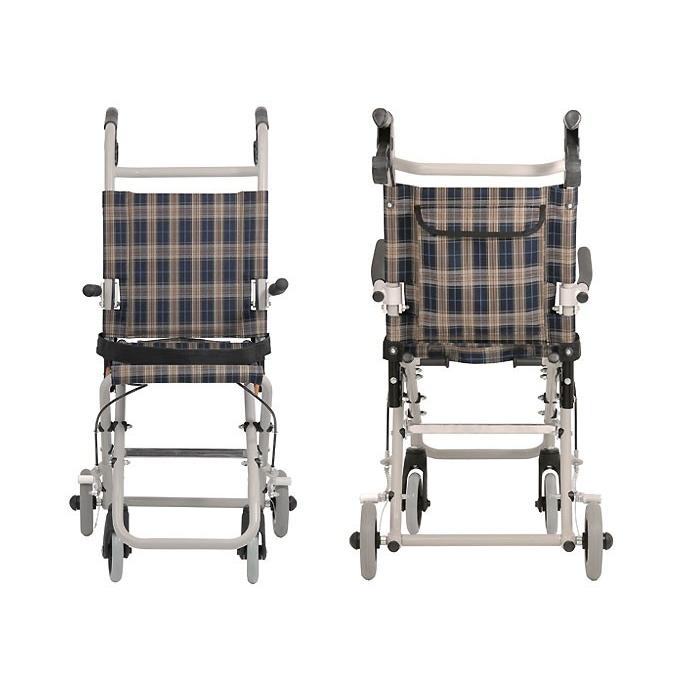 看護・介護用品 美品 幸和製作所 TacaoF BH03 アルミ 介助車 折り畳み