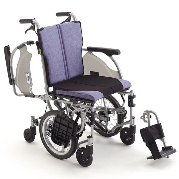ミキ 車椅子 軽量 コンパクト MiKi SKR-6 多機能 介助式 6輪《非課税