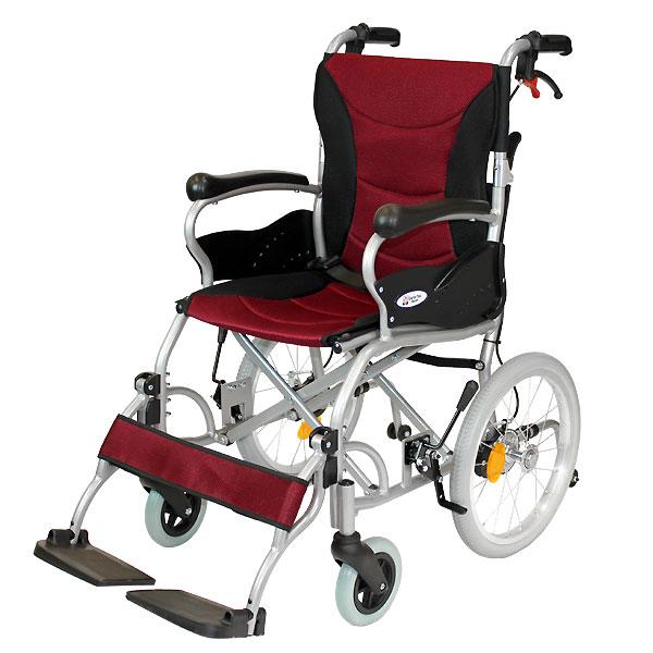 車椅子 軽量 コンパクト ケアテックジャパン ハピネスプレミアム-介助式-CA-42SU 介助用 介護用《非課税》｜yua-shop｜14
