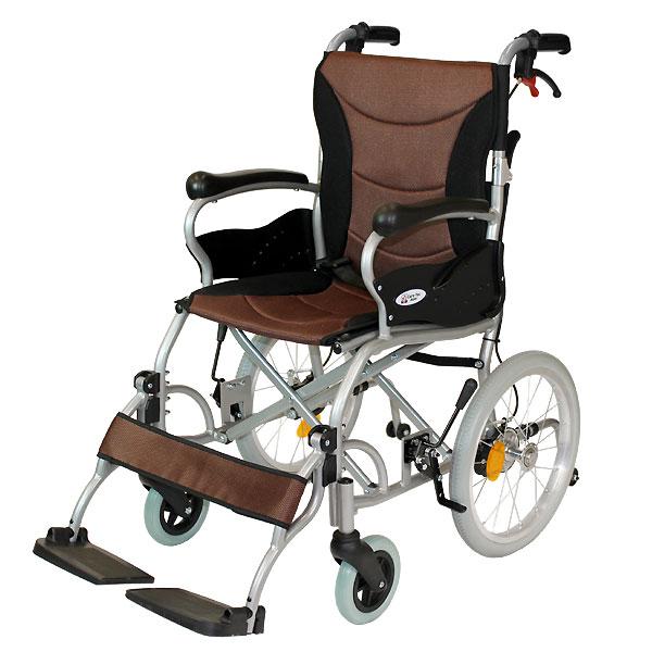 車椅子 軽量 コンパクト ケアテックジャパン ハピネスプレミアム-介助式-CA-42SU 介助用 介護用《非課税》｜yua-shop｜15