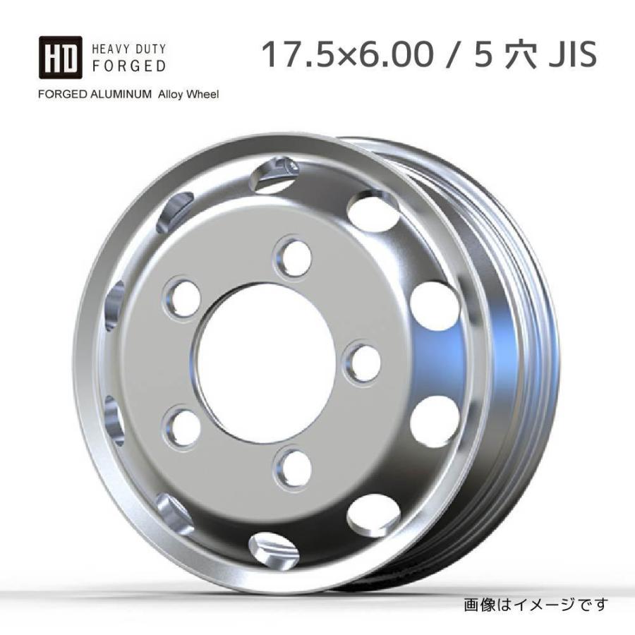 アルミホイール 5穴 17.5×6.0 JIS 球面座 PCD203.2 ハブ穴直径146 オフセット127 コースター リエッセ2｜yuanheng11