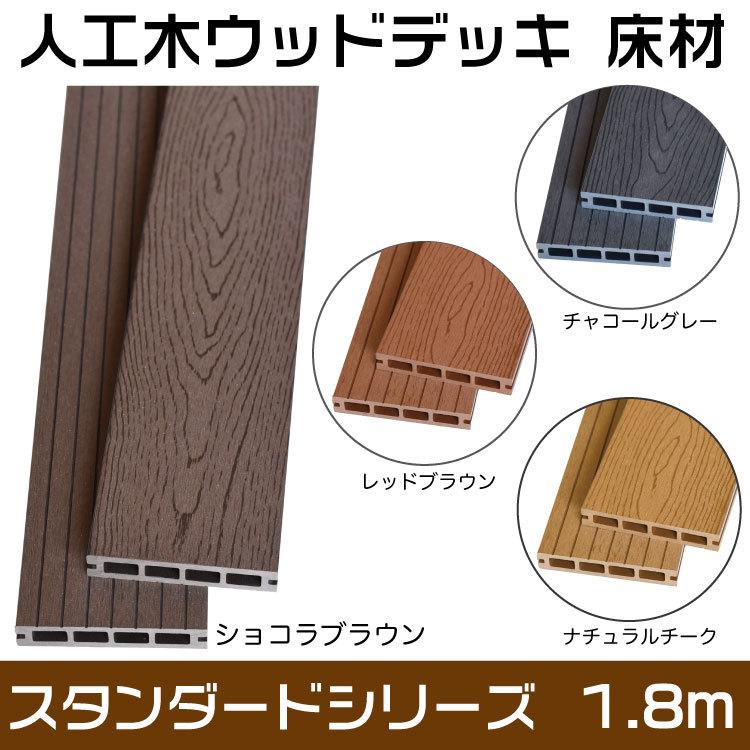 ウッドデッキ 床材 人工木 スタンダード 1.8m ZYD-040【140×24 ウッドデッキ 床材 人工木 スタンダード 1.8m ZYD-040【140×24