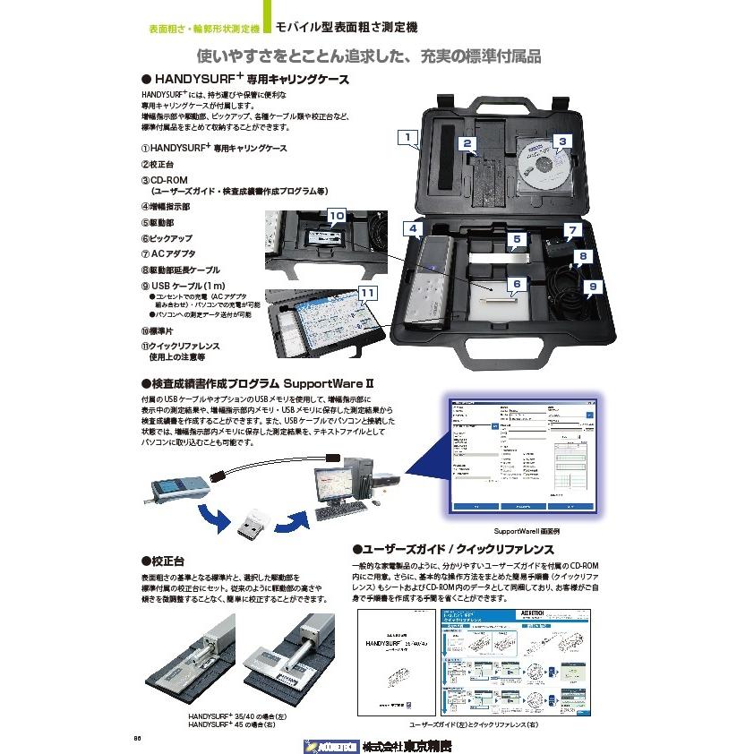 東京精密 粗さ測定機 ハンディサーフプラス35 HANDYSURF+35 :HANDYSURFplus35:ユアサネオテック 店 - 通販
