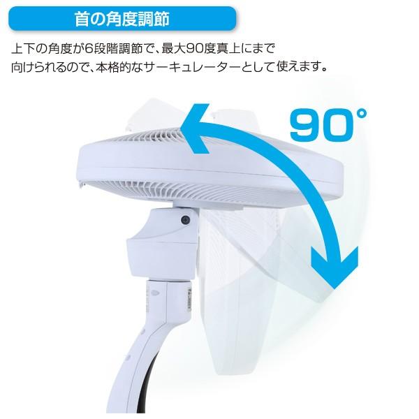 スイデン サーキュレーター フロア扇 NF-41L2LJ 2WAY工業扇 スタンドタイプ フロアタイプ 上向き首振り 工場扇 タイマー リモコン付 NF41L2LJ Suiden 代引き不可｜yuasa-p｜04