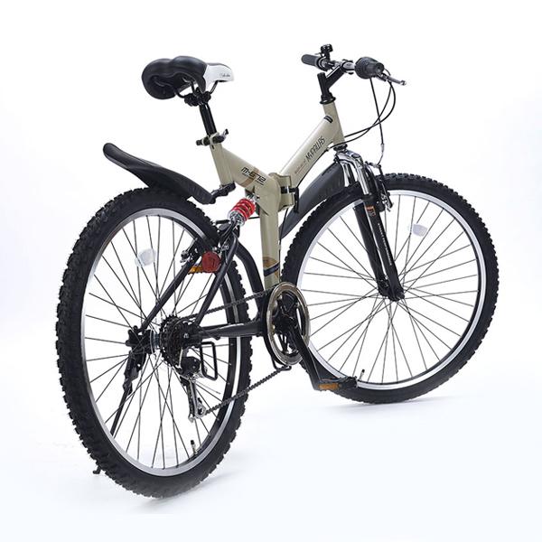 池商 MYPALLAS マイパラス クロスバイク M-672 AE 折畳ATB26・6SP・W