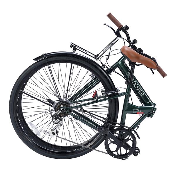 池商 MYPALLAS マイパラス 折畳シティクロス27・6段ギア DE601 ダーク