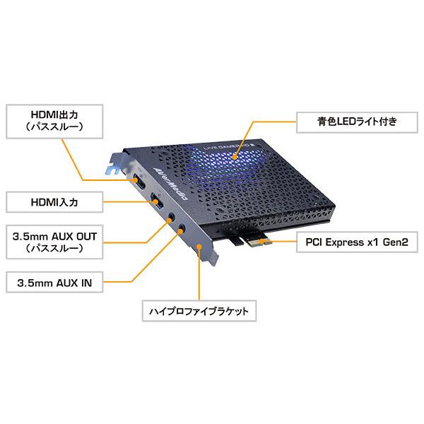 AVerMedia（アバーメディア） PC内蔵型 ビデオキャプチャーボード C988