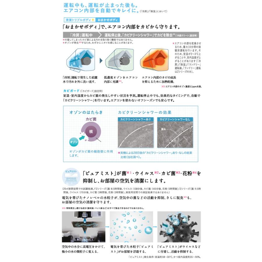 霧ヶ峰 三菱電機 ルームエアコン 主に 18畳用 MSZ-ZW5622S-W 5.6 霧ヶ峰 三菱電機 ルームエアコン 主に 18畳用 MSZ-ZW5622S-W 5.6