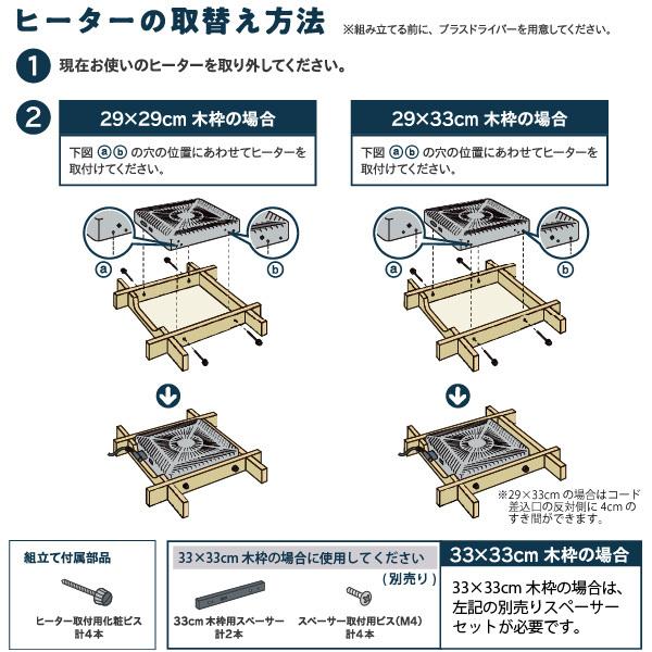 メトロ電気工業 こたつ用 取り替えヒーター MHU-601E(DK) 交換用 薄型