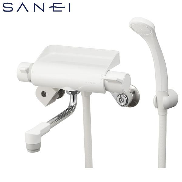 SANEI 壁付サーモスタットシャワー混合栓 寒冷地用 ラクナーレ SK1821DK-13 水栓金具 浴室用 バス水栓 三栄水栓