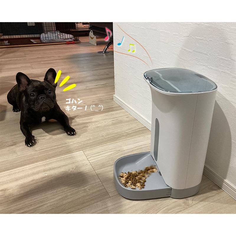 ユアサプライムス 自動給餌器 Wi-Fi スマホ アプリ 操作 もぐもぐ当番