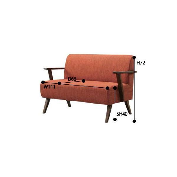 東谷　モティ　2人掛けソファ 楽天市場】二人掛けソファ 肘付き 落ち着いた色合いの3color ブラウン