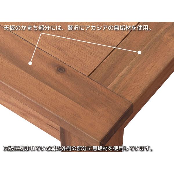 東谷 ダイニングベンチ 2人掛け 幅109cm アカシア天然木と突板を使用