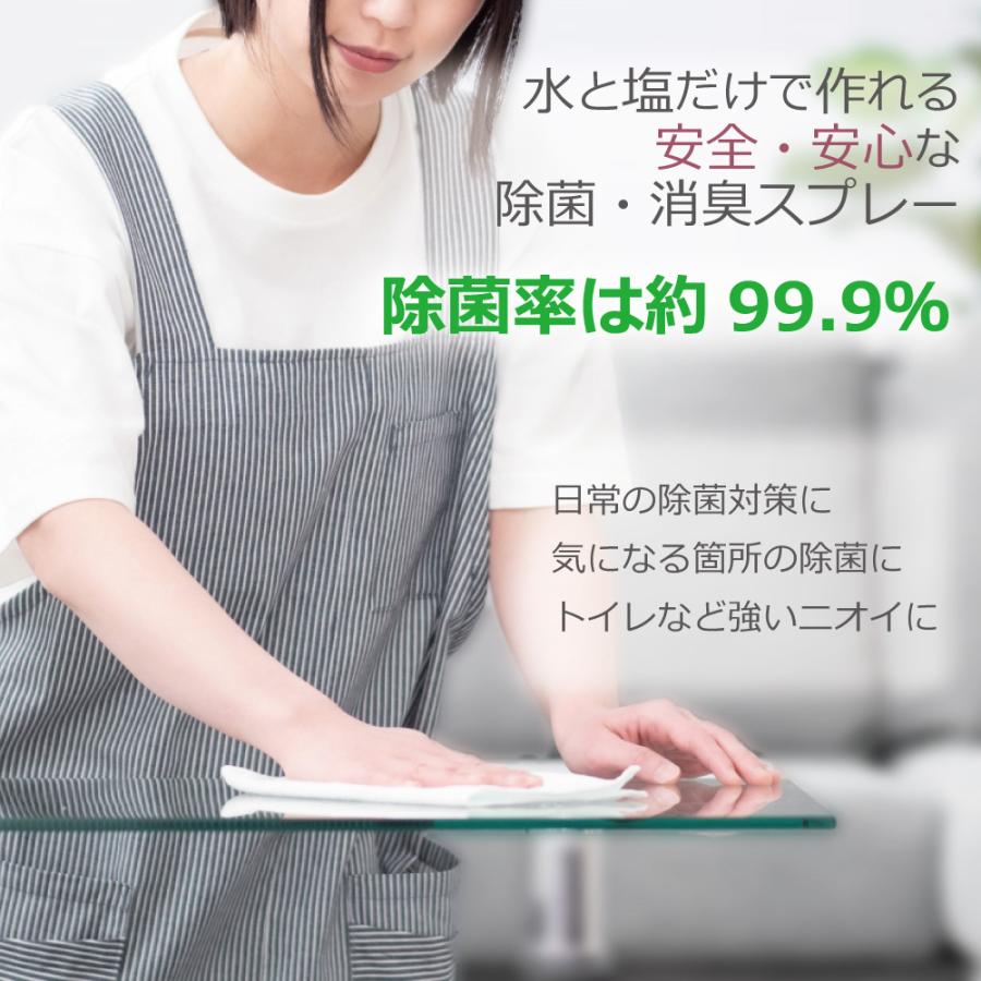 電解次亜水生成器 除菌液 消臭スプレー 家庭用 赤ちゃんやペットに